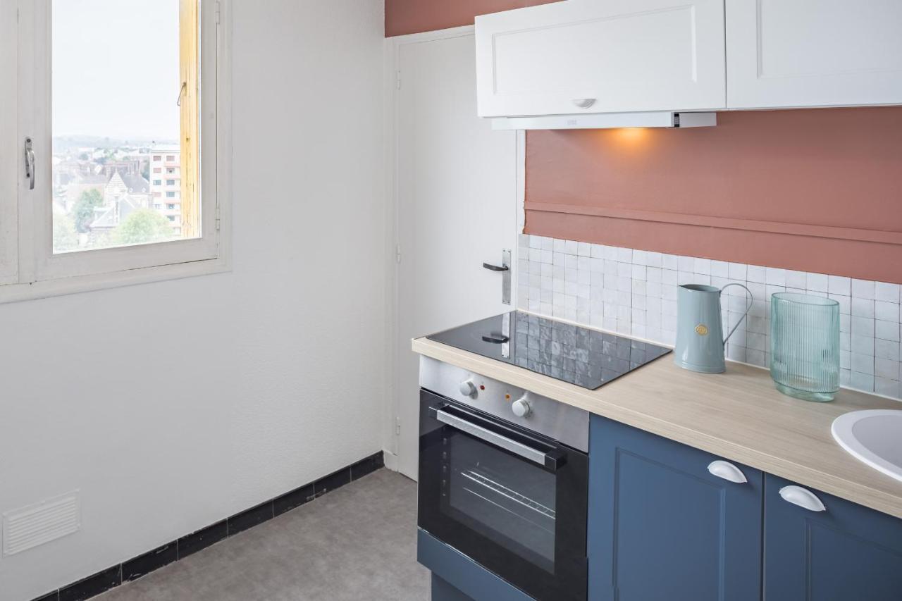 Appartamento Evasion Urbaine - Vue Panoramique - Proche Gare Troyes Esterno foto