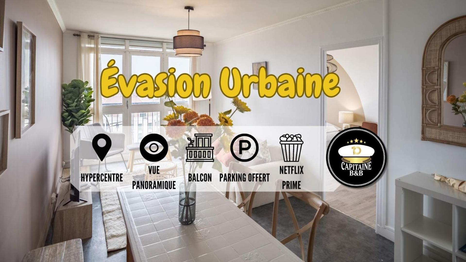 Appartamento Evasion Urbaine - Vue Panoramique - Proche Gare Troyes Esterno foto